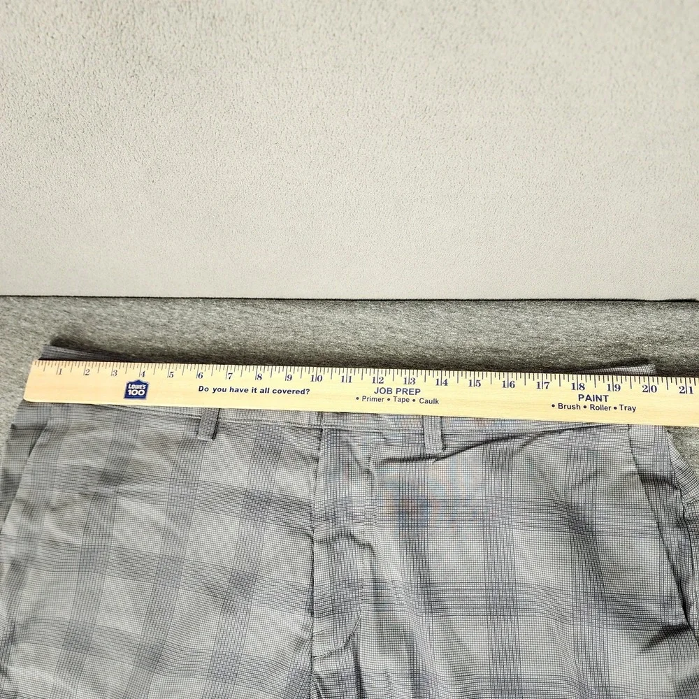 NorthFace Plaid Short 40 Men Nylon Flat Front Gray 9